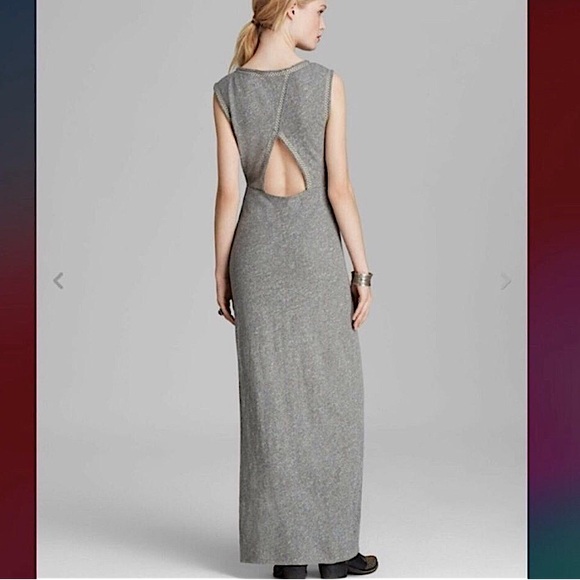 💕HOST PICK💕Free People Grey Cut Out Maxi Dress - Picture 2 of 15